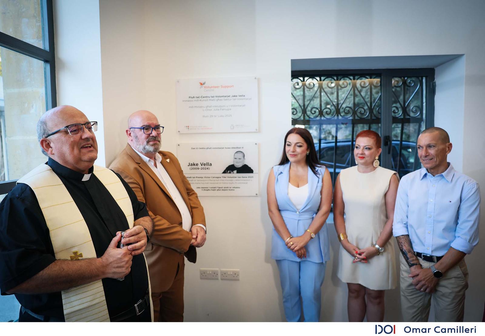 STQARRIJA MILL-MINISTERU GĦALL-INKLUŻJONI U L-VOLONTARJAT: Imwettqa wegħda elettorali oħra: Inawgurat il-ħames ċentru għall-volontarjat f'Raħal Ġdid b'rikonoxximent għal Jake Vella