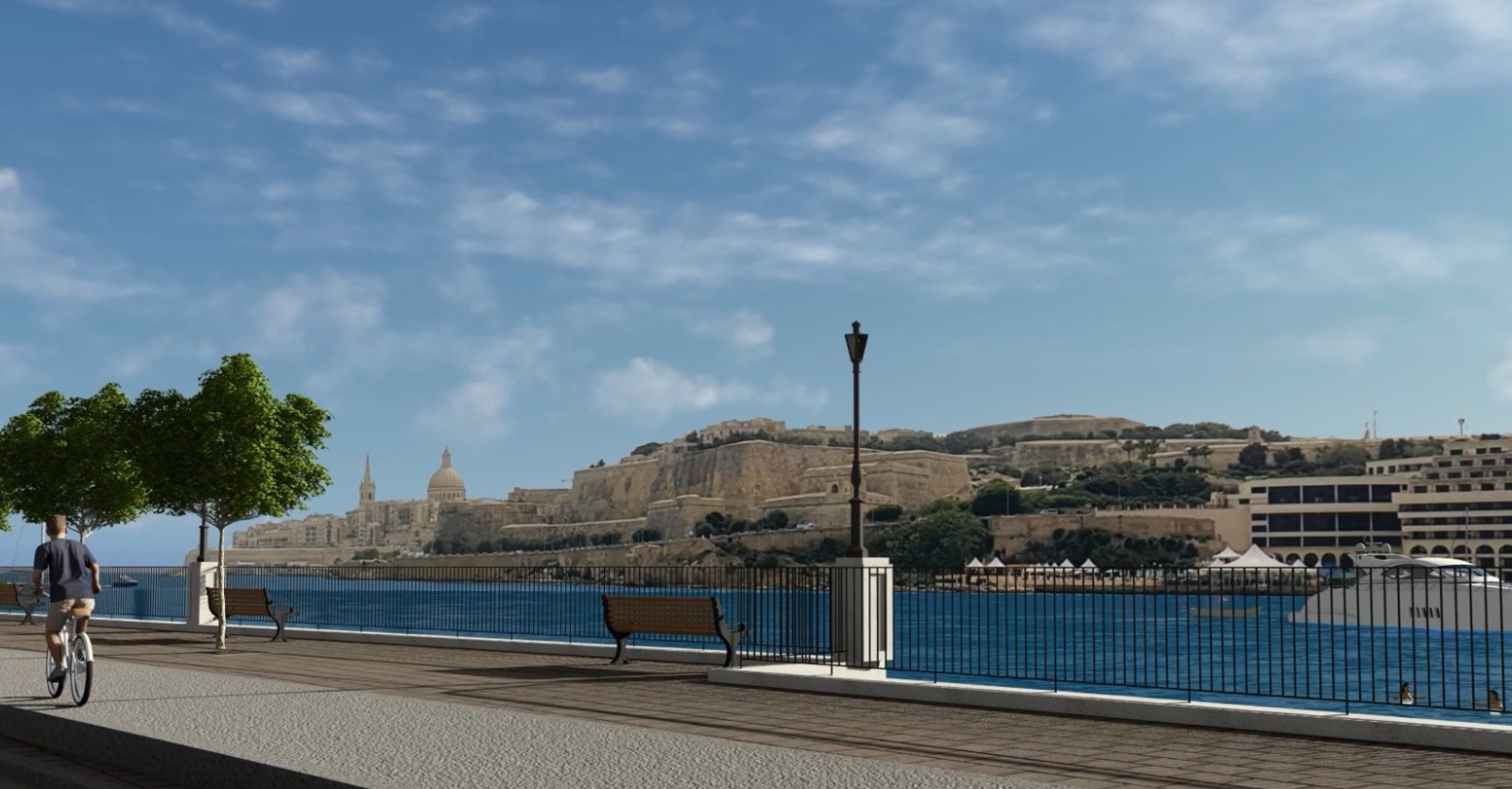 PRESS RELEASE BY THE MINISTRY FOR THE ENVIRONMENT, ENERGY AND PUBLIC CLEANLINESS Revitalising our towns: regeneration project along the Ta’ Xbiex seafront