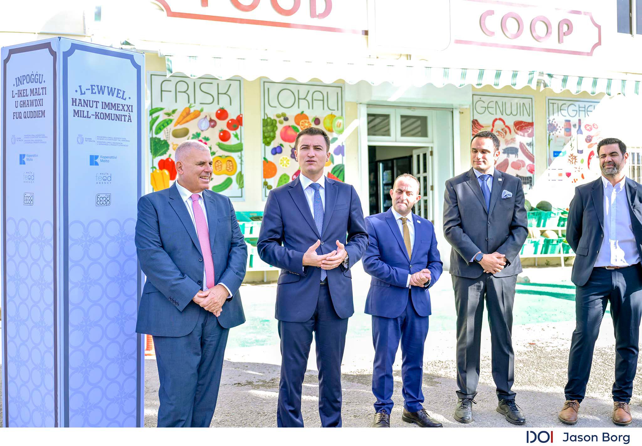 STQARRIJA MILL-MINISTERU GĦALL-AGRIKOLTURA, IS-SAJD U D-DRITTIJIET TAL-ANNIMALI U MILL-MINISTERU GĦALL-EKONOMIJA, L-INTRAPRIŻA U L-PROĠETTI STRATEĠIĊI L-ewwel Food Coop komunitarju f’Malta jiftaħ uffiċjalment