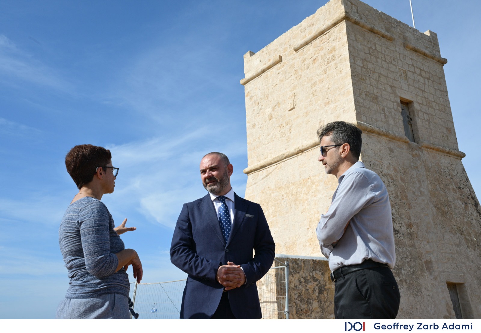 STQARRIJA MIIL-MINISTERU GĦALL-KULTURA, L-ARTIJIET U L-GVERN LOKALI Jaslu fi tmiemhom interventi ta’ konsolidament u restawr fuq it-Torri Storiku ta’ Għajn Tuffieħa