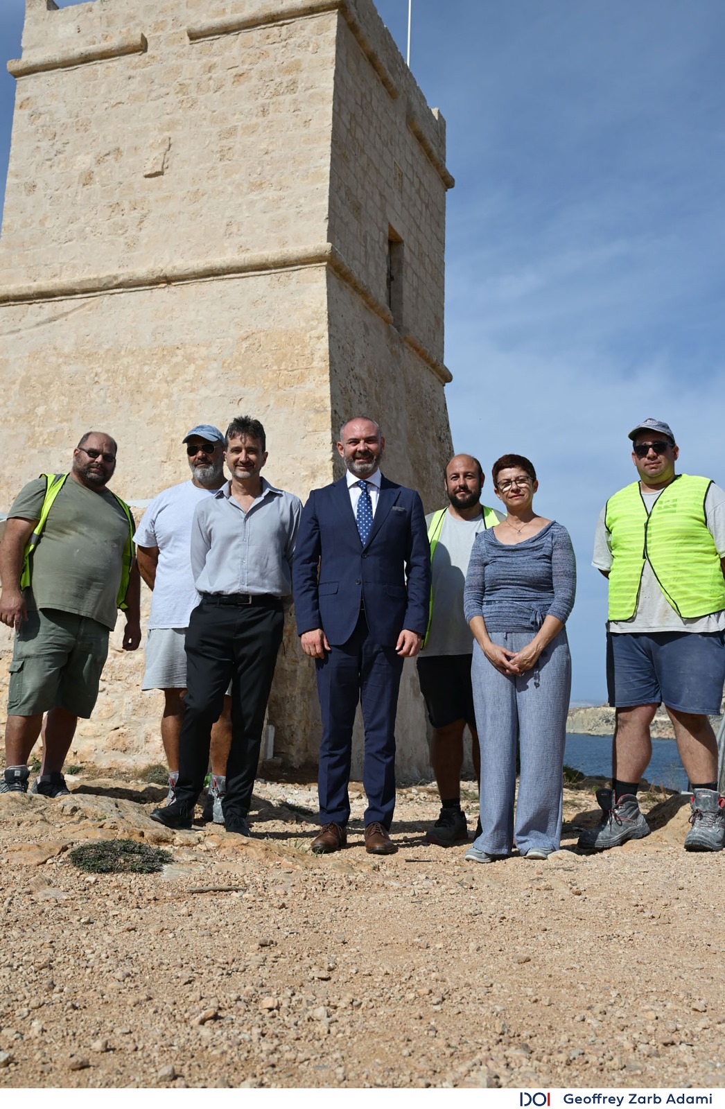 STQARRIJA MIIL-MINISTERU GĦALL-KULTURA, L-ARTIJIET U L-GVERN LOKALI Jaslu fi tmiemhom interventi ta’ konsolidament u restawr fuq it-Torri Storiku ta’ Għajn Tuffieħa