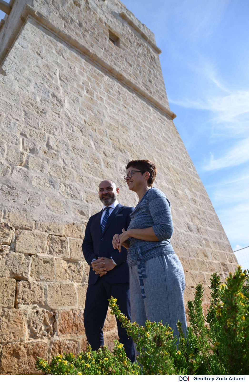 STQARRIJA MIIL-MINISTERU GĦALL-KULTURA, L-ARTIJIET U L-GVERN LOKALI Jaslu fi tmiemhom interventi ta’ konsolidament u restawr fuq it-Torri Storiku ta’ Għajn Tuffieħa