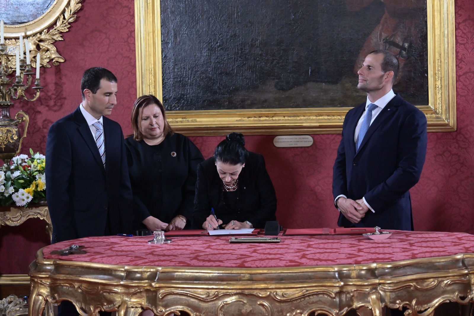 L-E.T. Myriam Spiteri Debono, il-President ta’ Malta, tippresiedi l ...