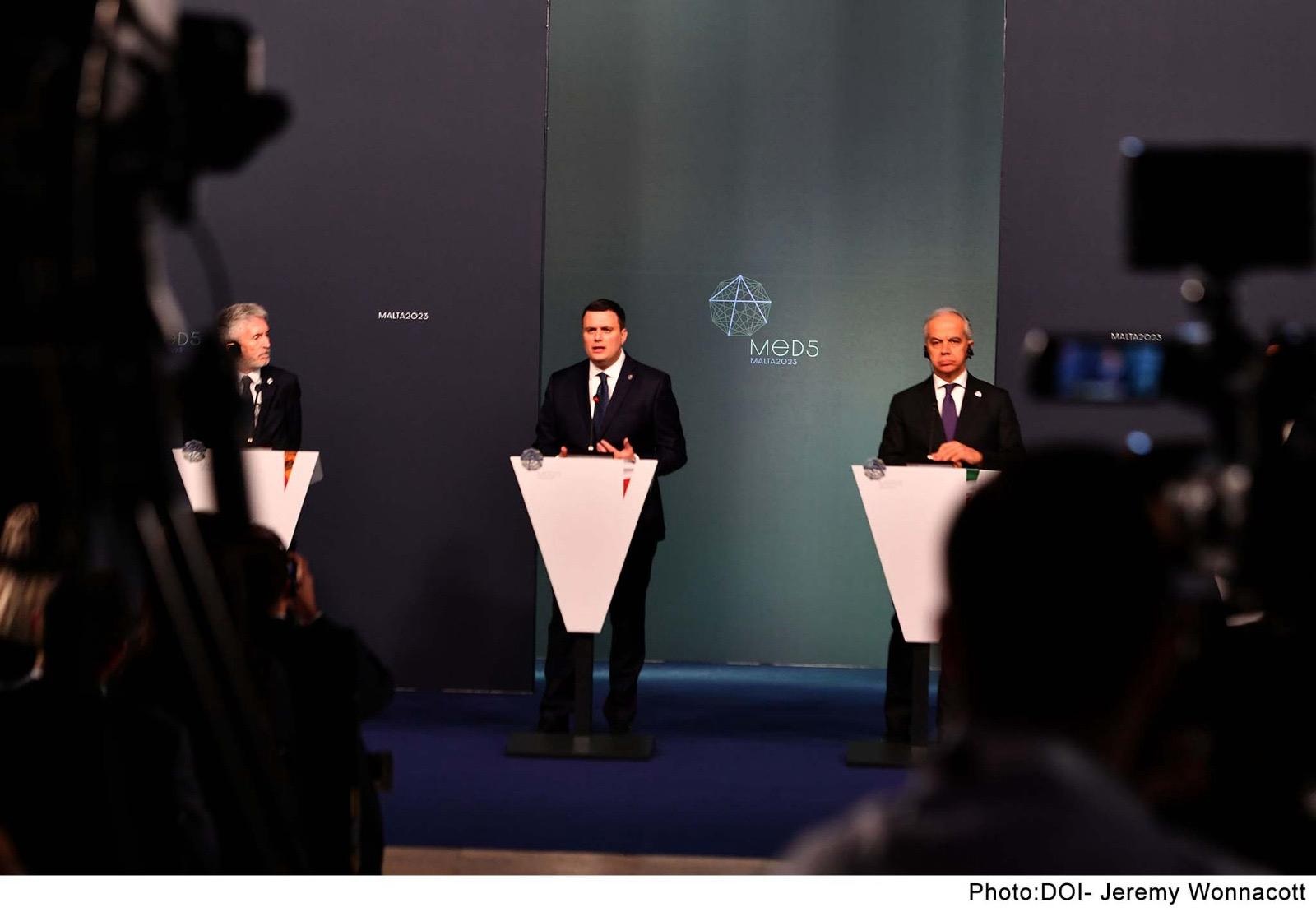 PRESS RELEASE BY THE MINISTRY FOR HOME AFFAIRS, SECURITY AND EMPLOYMENT Malta to host MED5 ministerial meeting in Cottonera