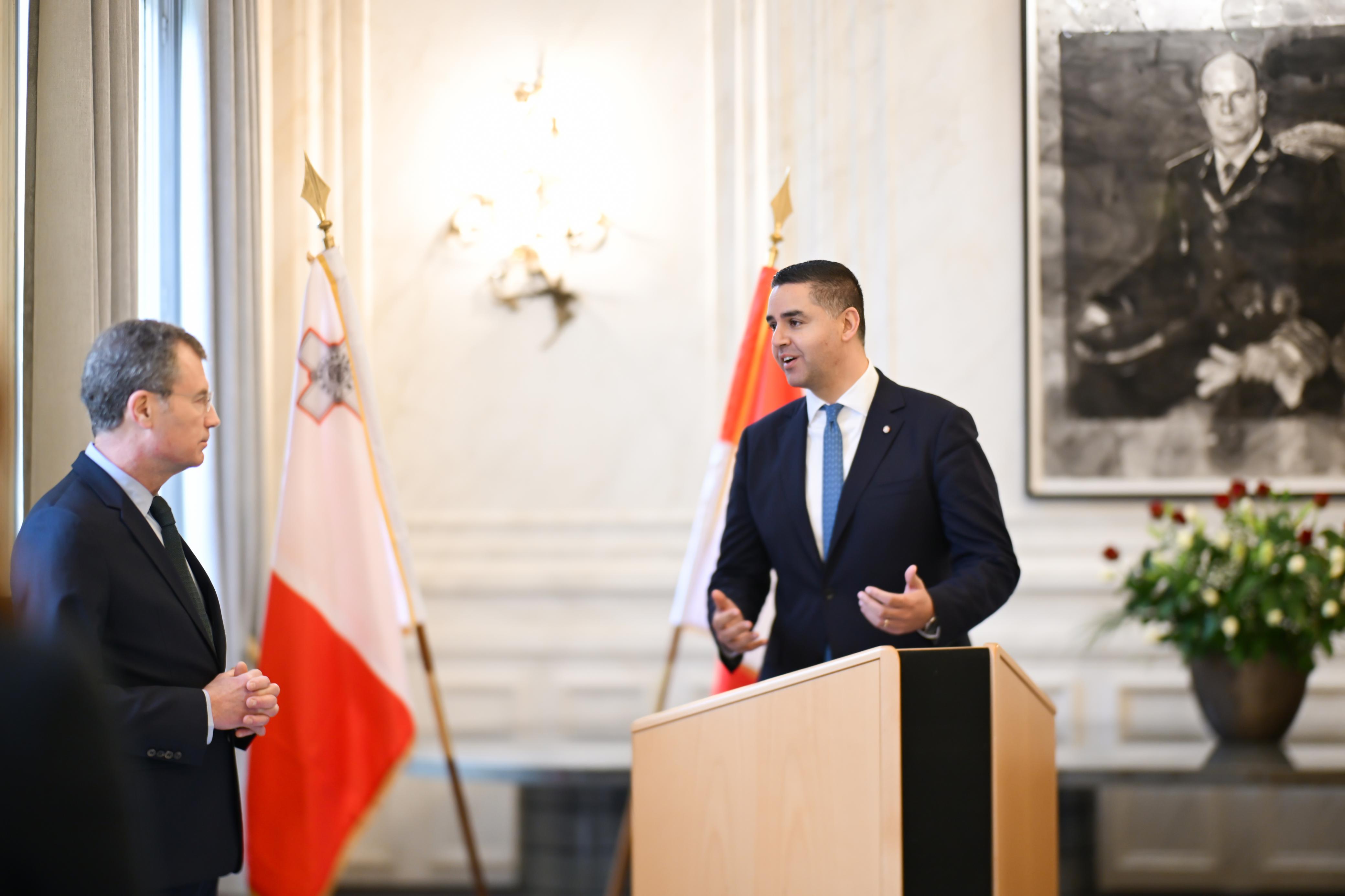 PRESS RELEASE BY THE OFFICE OF THE DEPUTY PRIME MINISTER AND MINISTRY FOR FOREIGN AFFAIRS AND TOURISM Deputy Prime Minister Ian Borg in high-level talks with Monaco’s Minister of State, Foreign Minister and other key officials