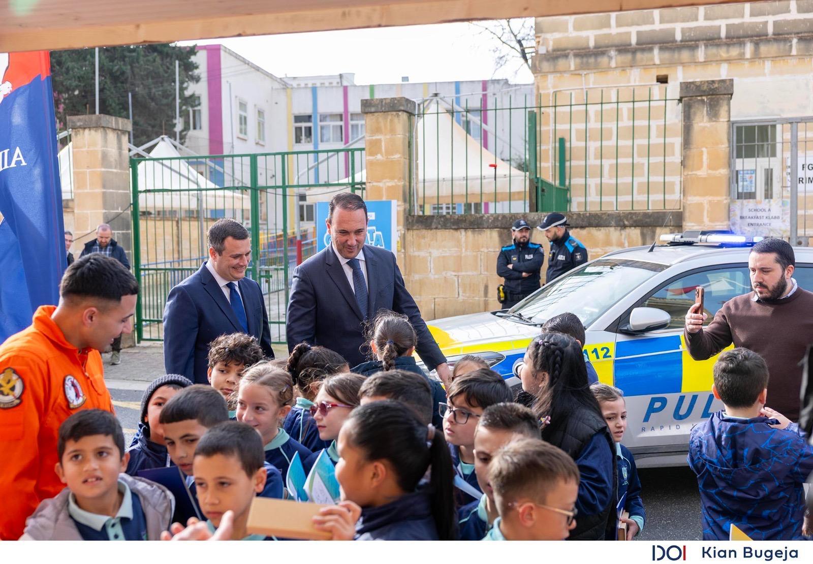 PRESS RELEASE BY THE MINISTRY FOR HOME AFFAIRS, SECURITY AND EMPLOYMENT AND THE MINISTRY FOR EDUCATION, SPORT, YOUTH, RESEARCH AND INNOVATION Children at the centre of European 112 Day