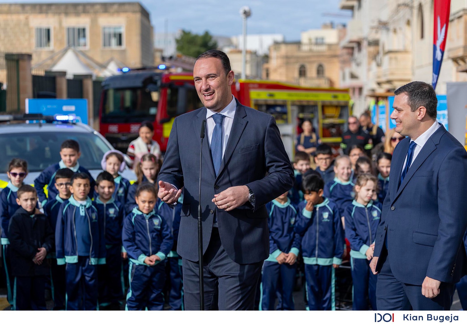 PRESS RELEASE BY THE MINISTRY FOR HOME AFFAIRS, SECURITY AND EMPLOYMENT AND THE MINISTRY FOR EDUCATION, SPORT, YOUTH, RESEARCH AND INNOVATION Children at the centre of European 112 Day