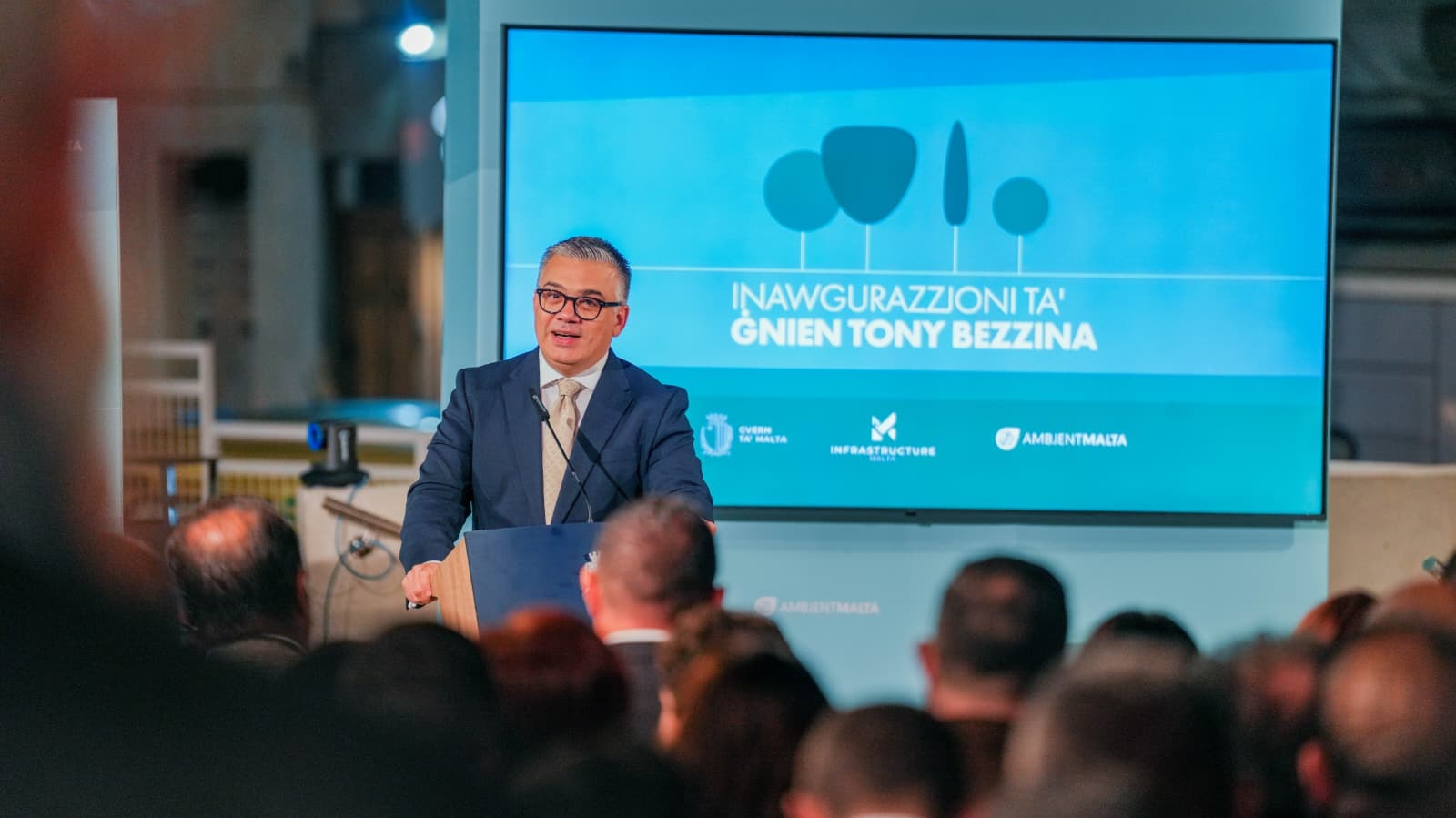 STQARRIJA MILL-MINISTERU GĦAT-TRASPORT, L-INFRASTRUTTURA U X-XOGĦLIJIET PUBBLIĊI U MILL-MINISTERU GĦALL-AMBJENT, L-ENERĠIJA U L-INDAFA PUBBLIKA Inawgurat Ġnien Tony Bezzina f’Raħal Ġdid