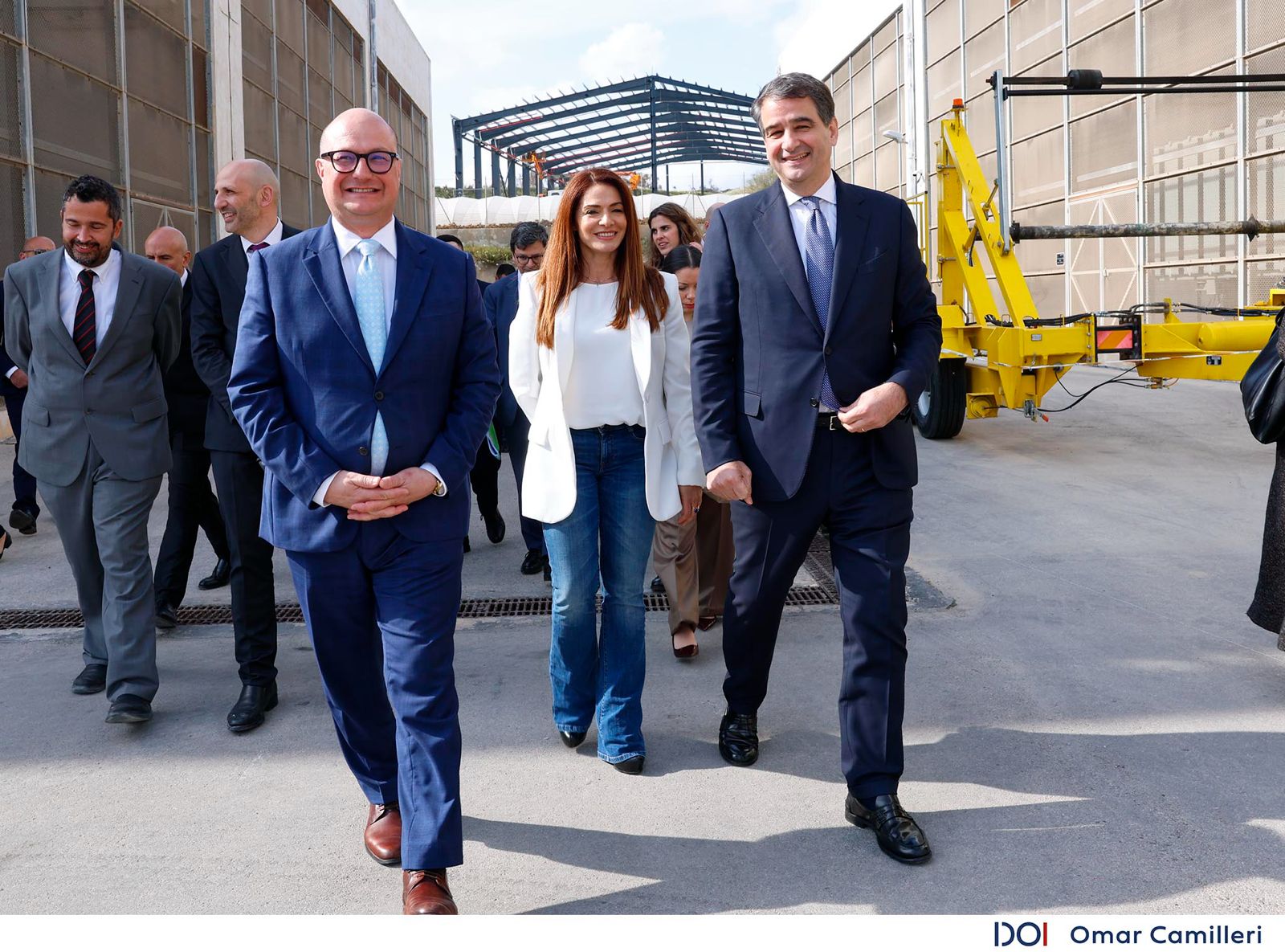 PRESS RELEASE BY THE MINISTRY FOR THE ENVIRONMENT, ENERGY AND PUBLIC CLEANLINESS AND THE MINISTRY FOR EUROPEAN FUNDS AND IMPLEMENTATION OF THE ELECTORAL PROGRAMME EU Executive Vice-President Raffaele Fitto visits IC2 EU Funded works