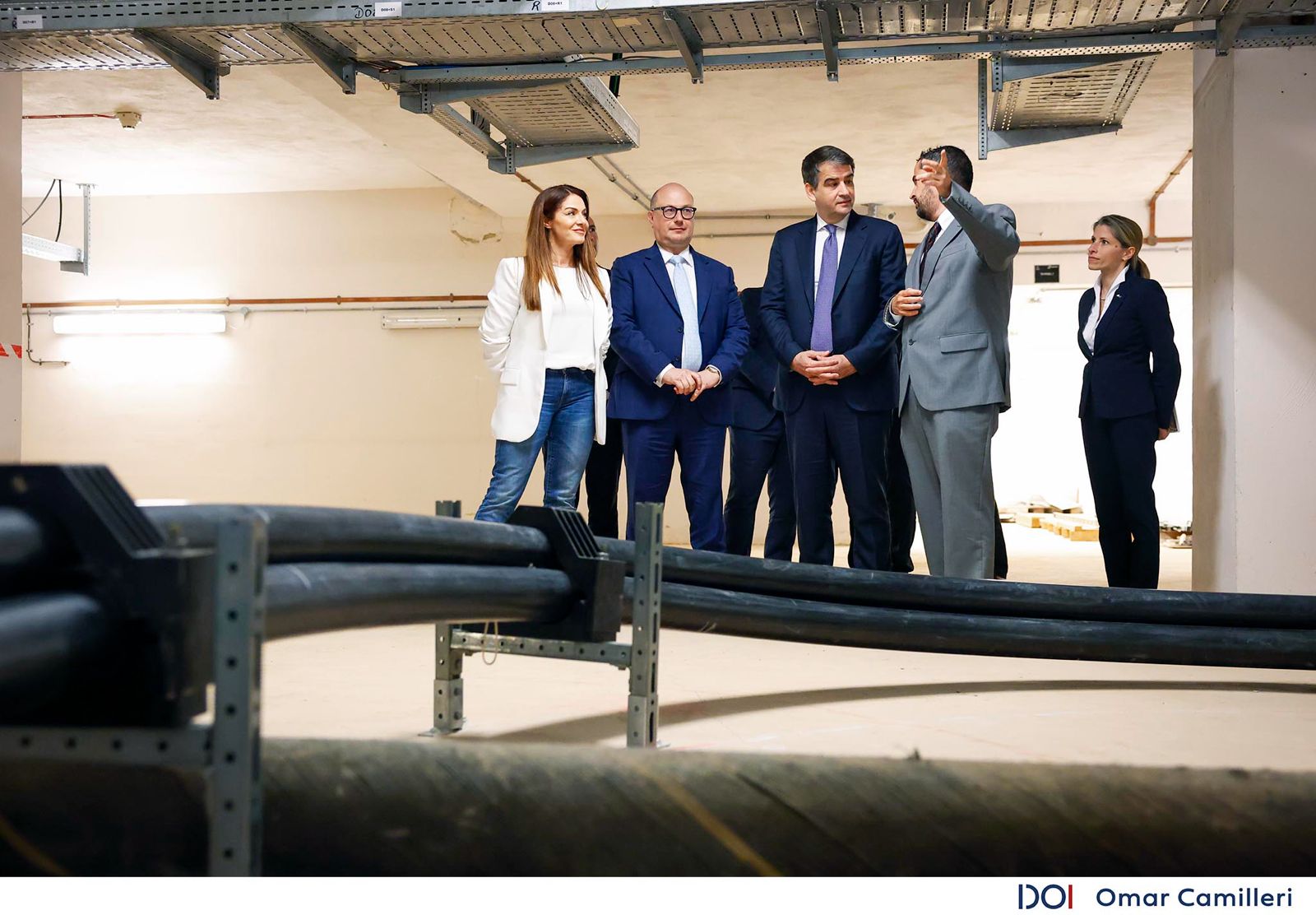 PRESS RELEASE BY THE MINISTRY FOR THE ENVIRONMENT, ENERGY AND PUBLIC CLEANLINESS AND THE MINISTRY FOR EUROPEAN FUNDS AND IMPLEMENTATION OF THE ELECTORAL PROGRAMME EU Executive Vice-President Raffaele Fitto visits IC2 EU Funded works