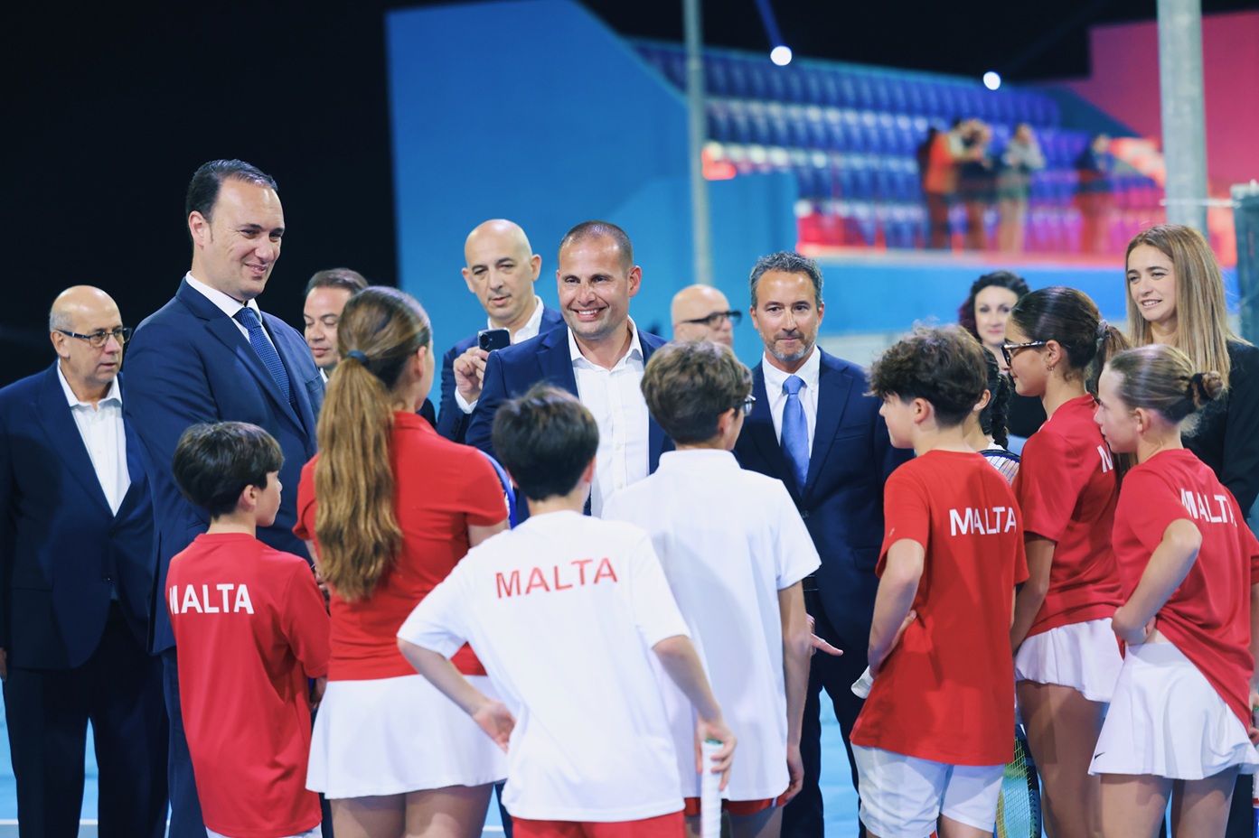 PRESS RELEASE BY THE OFFICE OF THE PRIME MINISTER Prime Minister Robert Abela inaugurates the National Tennis Centre in Pembroke