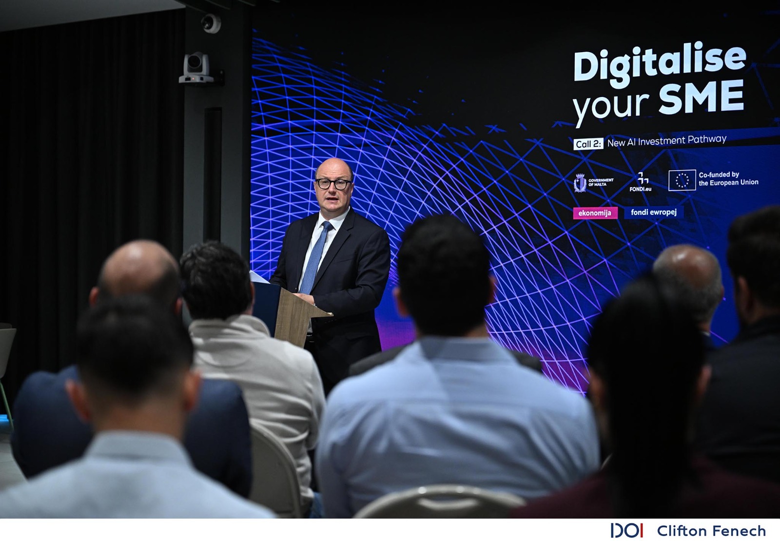 PRESS RELEASE BY THE MINISTRY FOR EUROPEAN FUNDS AND THE IMPLEMENTATION OF THE ELECTORAL PROGRAMME AND THE MINISTRY FOR THE ECONOMY, ENTERPRISE AND STRATEGIC PROJECTS Launch of €15 million to support digitalisation and Artificial Intelligence in SMEs