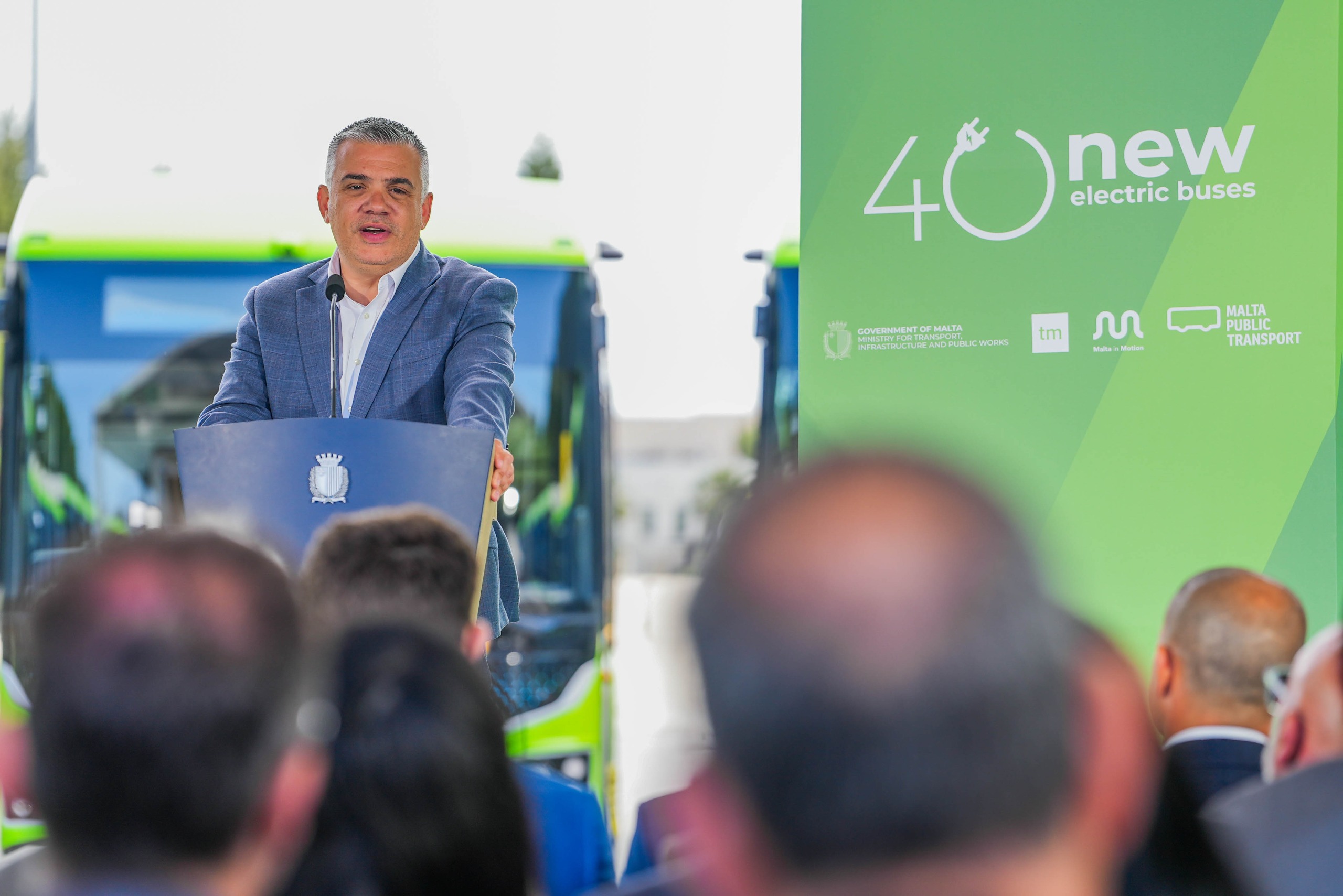 STQARRIJA MILL-MINISTERU GĦAT-TRASPORT, L-INFRASTRUTTURA U X-XOGĦLIJIET PUBBLIĊI Investiment ta’ €14-il miljun fit-trasport pubbliku b’40 Tallinja elettrika ġdida bħala parti mill-pjan Malta in Motion