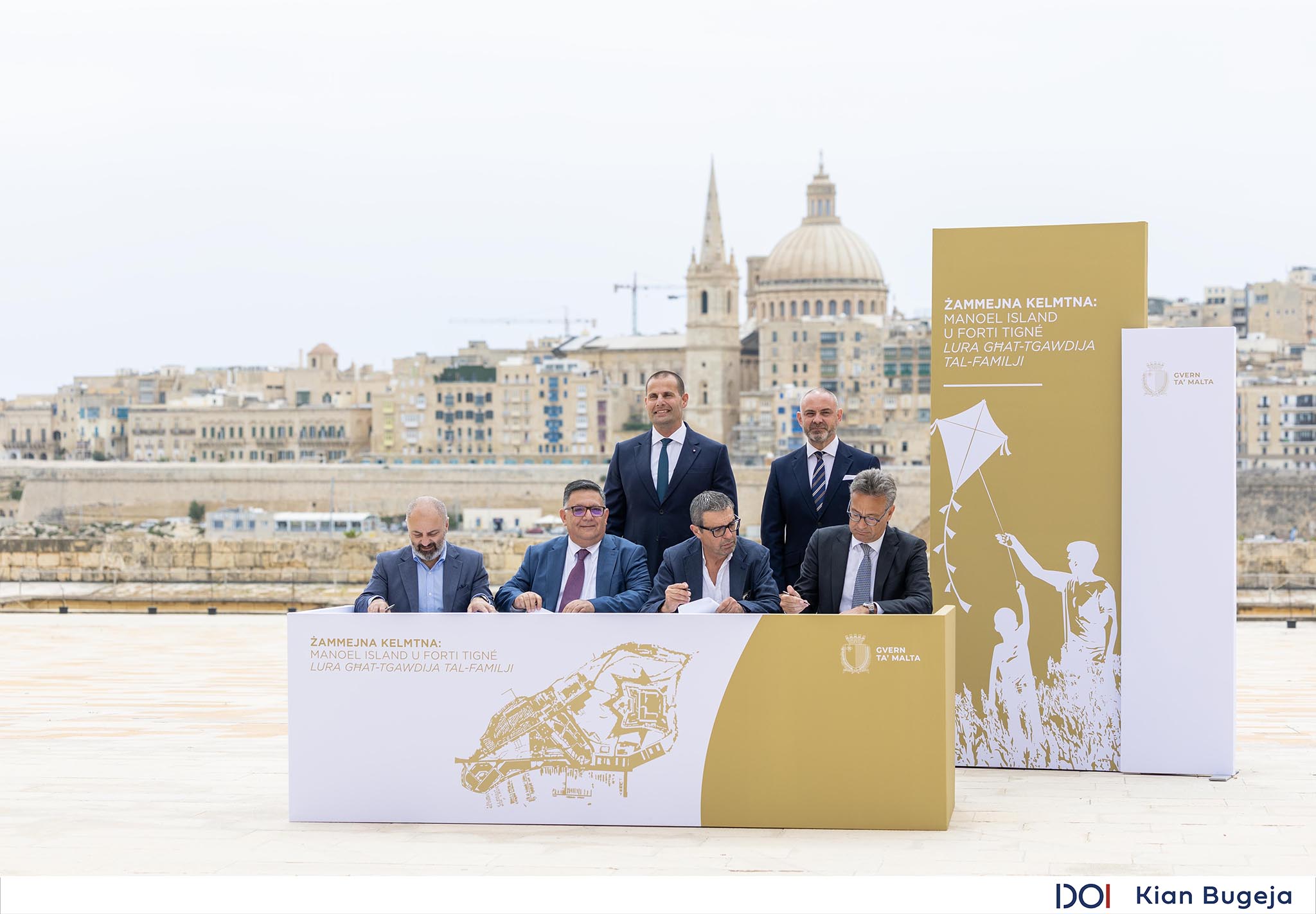 STQARRIJA MILL-UFFIĊĊJU TAL-PRIM MINISTRU Issiġillat il-ftehim biex Manoel Island u Forti Tigné jerġgħu lura għand il-poplu