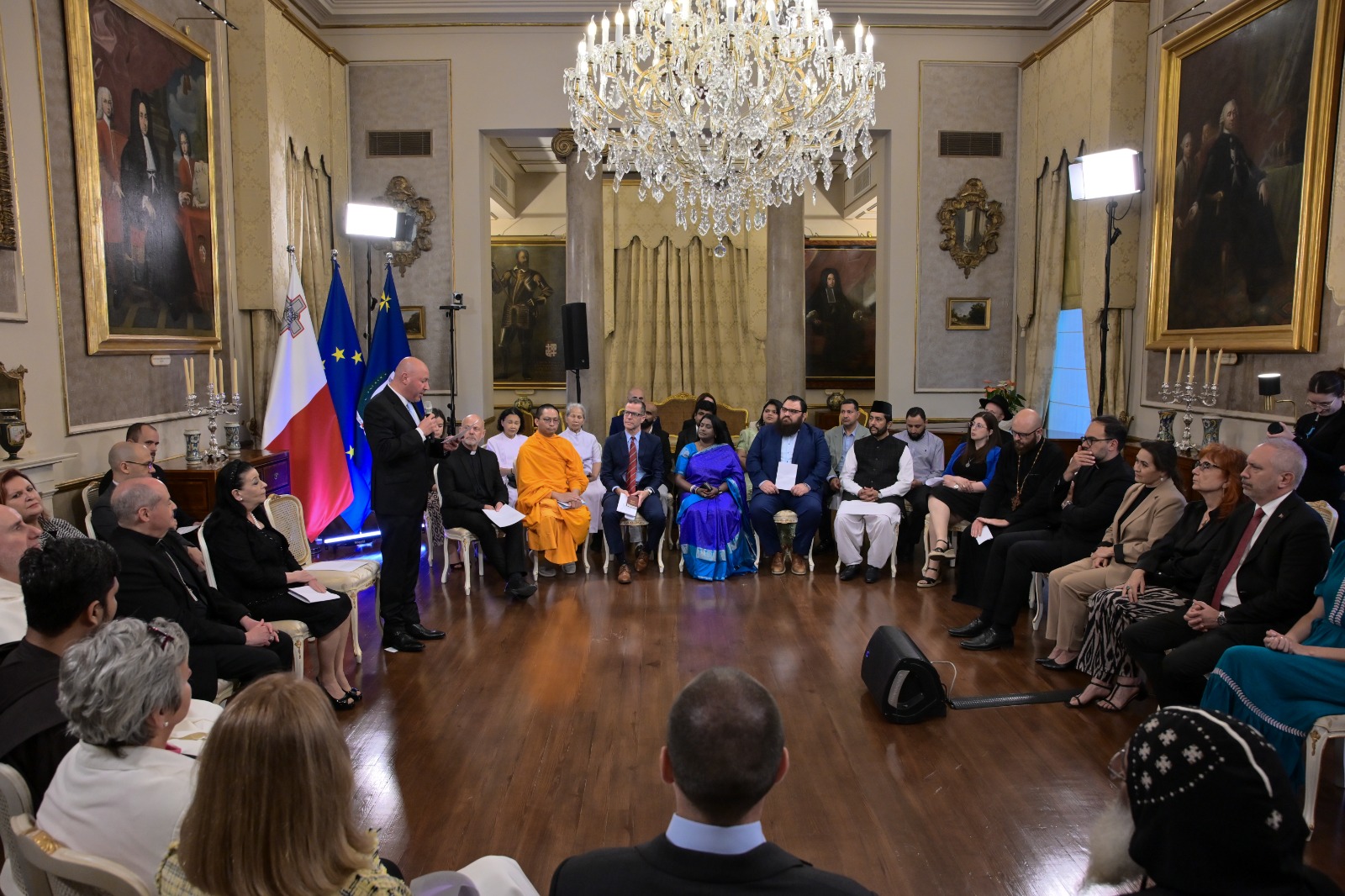 PRESS RELEASE BY THE OFFICE OF THE PRESIDENT The President of Malta hosts an Interfaith evening of dialogue, respect and unity gathering religious leaders and faith representatives in Malta