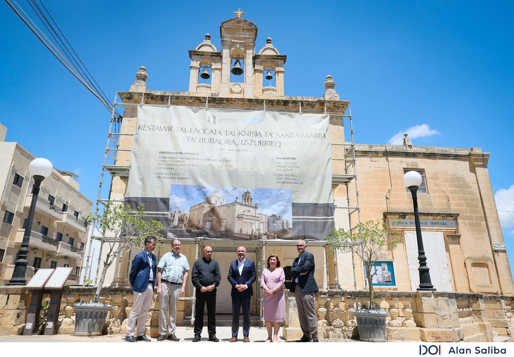 STQARRIJA MIIL-MINISTERU GĦALL-KULTURA, L-ARTIJIET U L-GVERN LOKALI Jitnieda proġett ta’ restawr tal-Knisja ta’ Santa Marija ta’ Bubaqra fiż-Żurrieq