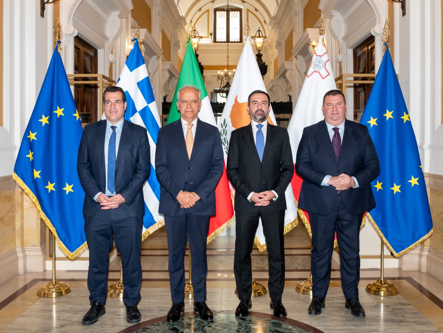 PRESS RELEASE BY THE MINISTRY FOR HOME AFFAIRS AND SECURITY Malta, Italy, Cyprus, and Greece strengthen regional coordination on irregular migration