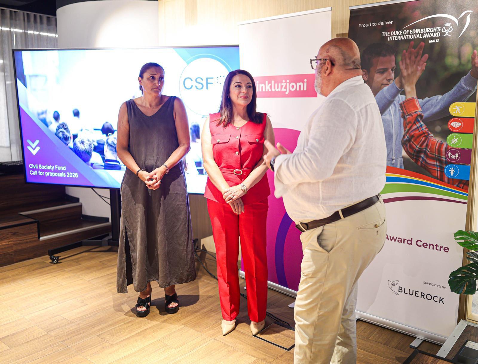 STQARRIJA MILL-MINISTERU GĦALL-INKLUŻJONI U L-VOLONTARJAT Titħabbar l-iskema Civil Society Fund għall-2026 b’għajnuna finanzjarja għall-għaqdiet volontarji