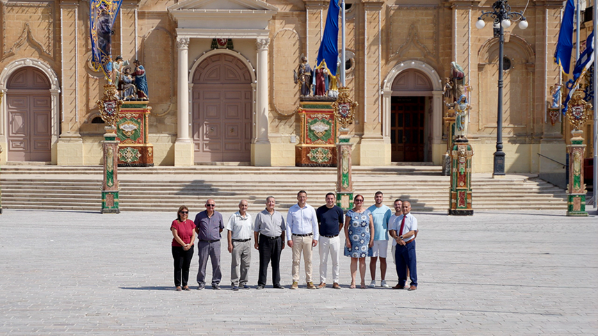 PRESS RELEASE BY THE MINISTRY FOR INFRASTRUCTURE, PLANNING AND EMPLOYMENT For the first time, the Msida community is enjoying a new square at the heart of the locality
