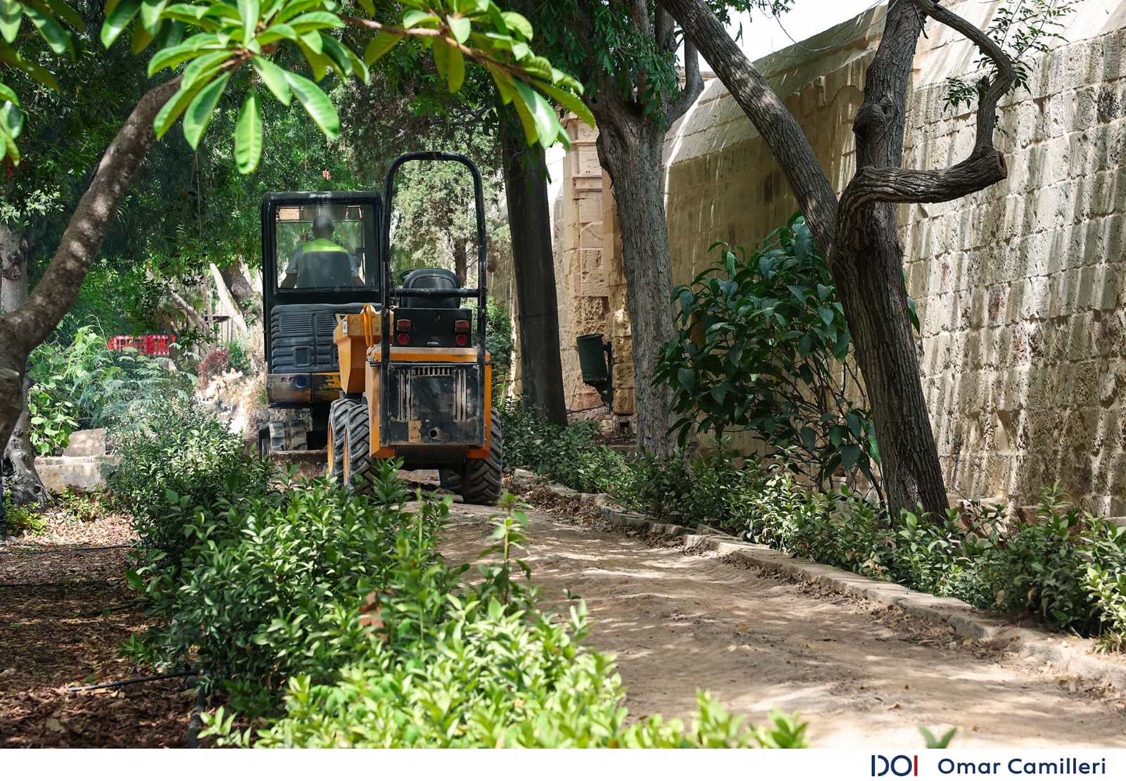 PRESS RELEASE BY THE MINISTRY FOR ENERGY, THE ENVIRONMENT AND THE REGENERATION OF THE GRAND HARBOUR Works commence at San Anton Gardens
