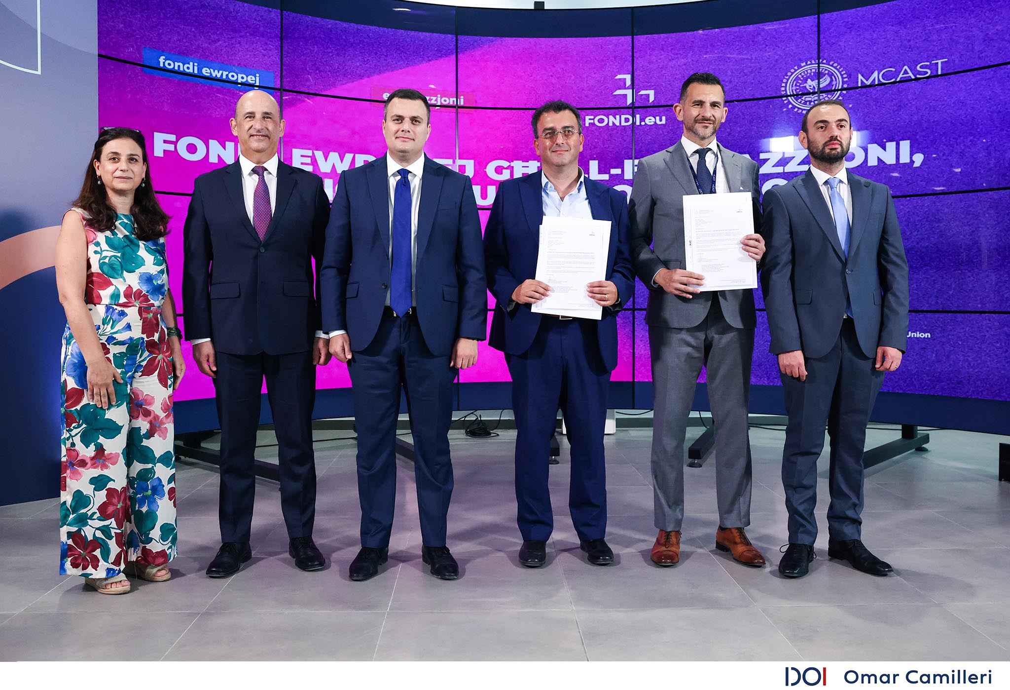 PRESS RELEASE BY THE MINISTRY FOR EDUCATION AND SPORT AND THE MINISTRY FOR EUROPEAN FUNDS, SOCIAL DIALOGUE AND CONSUMER PROTECTION More than €1.3 million in European funds for two new innovative projects at MCAST