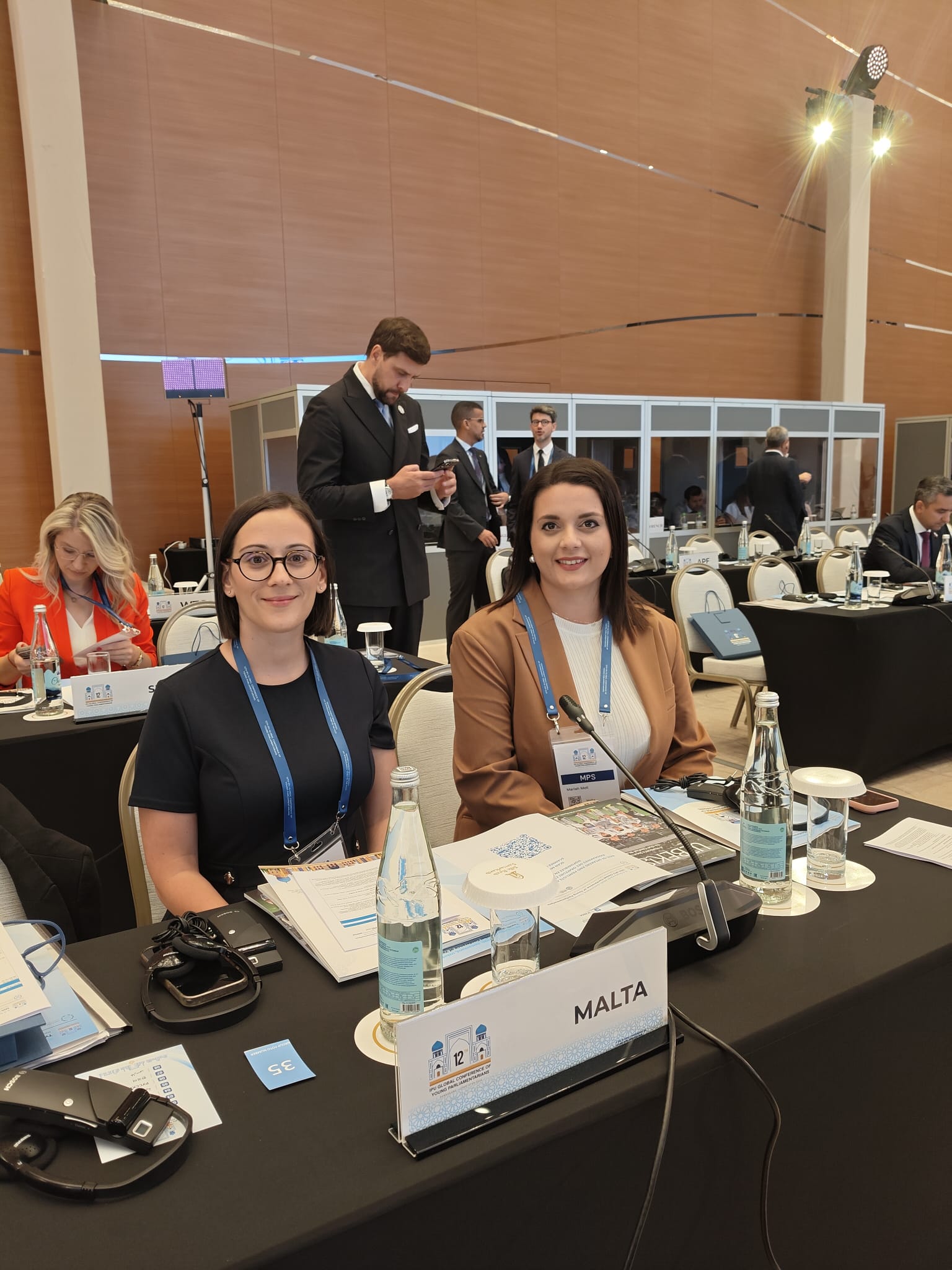 PRESS RELEASE BY THE HOUSE OF REPRESENTATIVES Maltese Parliamentary delegation participates in 12th IPU Global Conference of Young Parliamentarians in Samarkand
