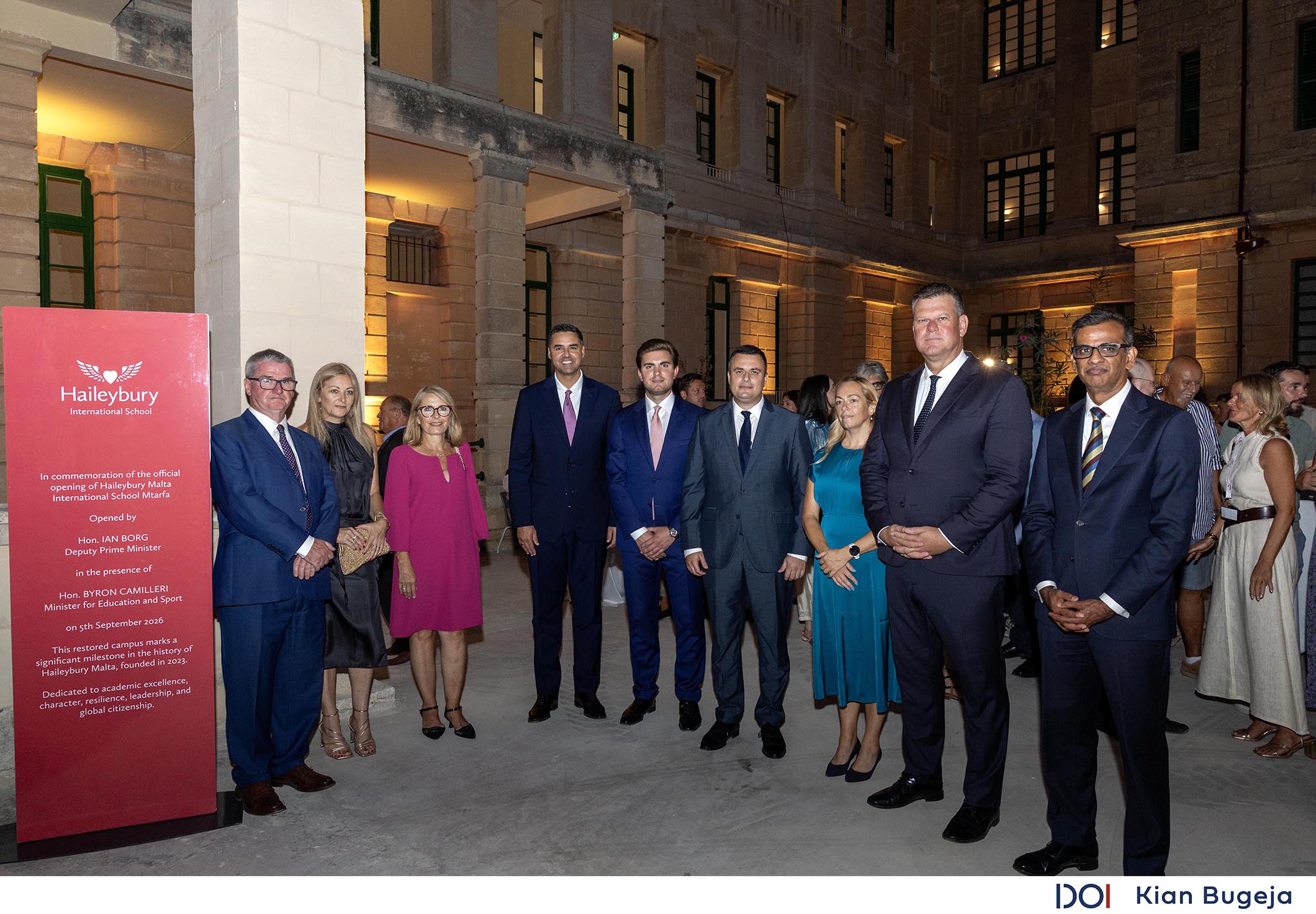 PRESS RELEASE BY THE OFFICE OF THE DEPUTY PRIME MINISTER AND MINISTRY FOR HEALTH AND THE MINISTRY FOR EDUCATION AND SPORT Haileybury Malta’s permanent campus in Mtarfa officially opens