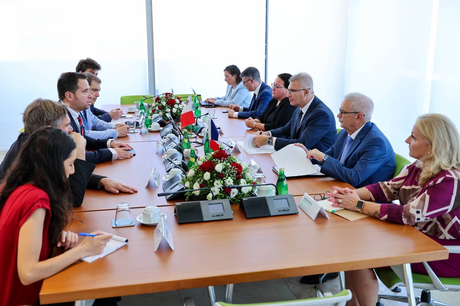 PRESS RELEASE BY THE OFFICE OF THE SPEAKER Speaker Carmelo Abela meets Slovak Foreign and European Affairs Minister and French Parliamentary Friendship Group