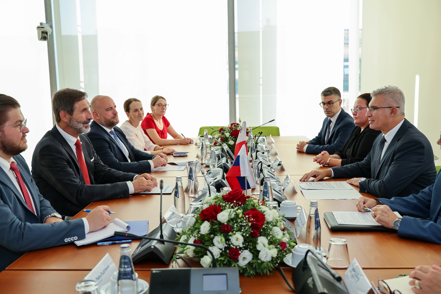 PRESS RELEASE BY THE OFFICE OF THE SPEAKER Speaker Carmelo Abela meets Slovak Foreign and European Affairs Minister and French Parliamentary Friendship Group