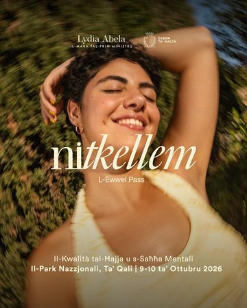 STQARRIJA MINN DR LYDIA ABELA It-tieni edizzjoni tal-festival ‘Nitkellem’ favur il-kwalità tal-ħajja u s-saħħa mentali