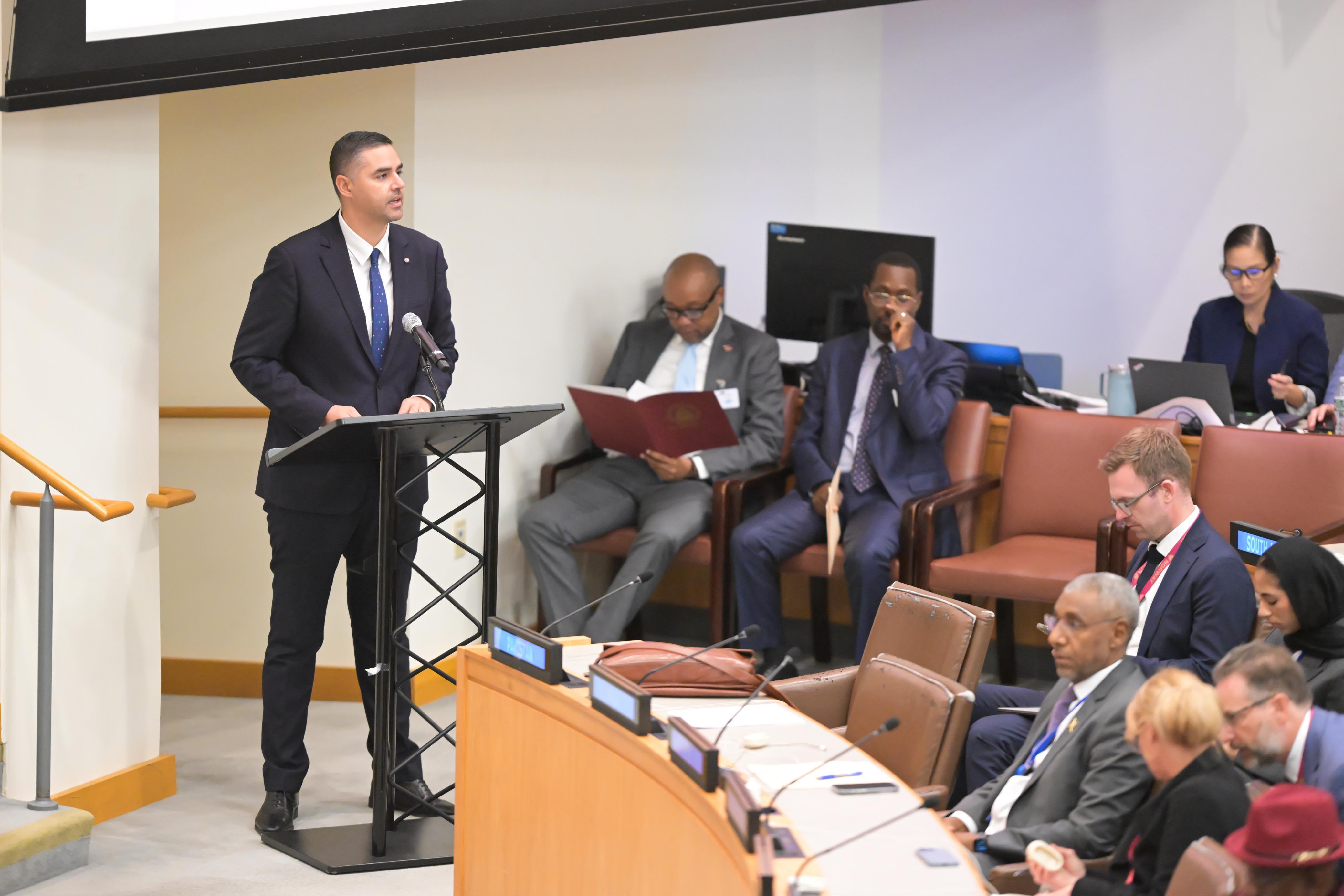 PRESS RELEASE BY THE OFFICE OF THE DEPUTY PRIME MINISTER AND MINISTRY FOR HEALTH Deputy Prime Minister Dr Ian Borg addresses United Nations High-Level Meeting on pandemic preparedness