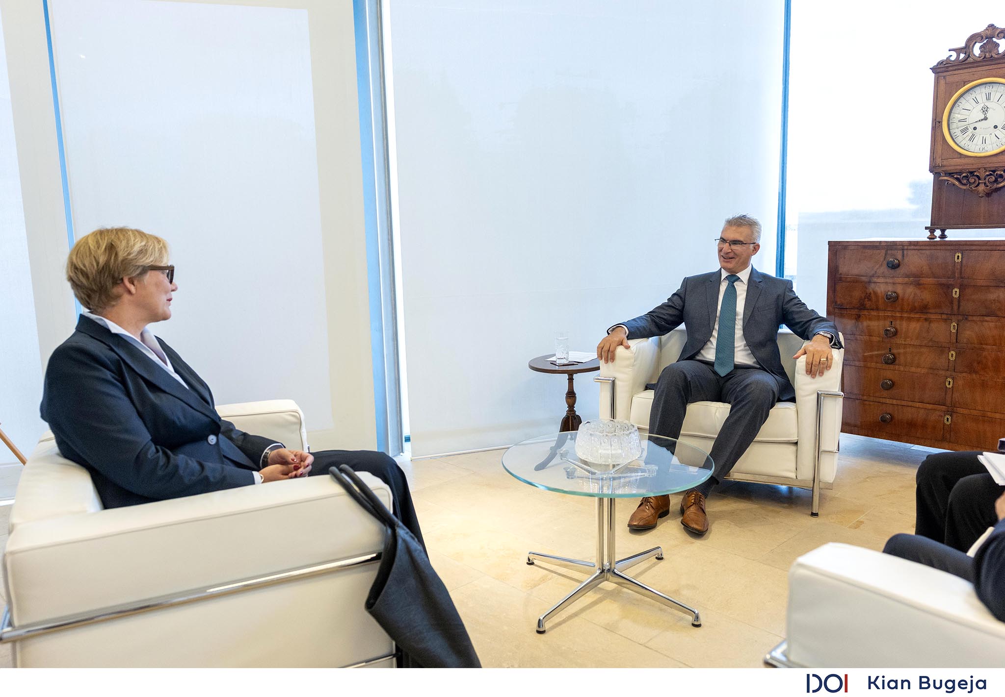 PRESS RELEASE BY THE OFFICE OF THE SPEAKER Speaker Carmelo Abela meets Ambassadors of the Slovak Republic and the Kingdom of the Netherlands