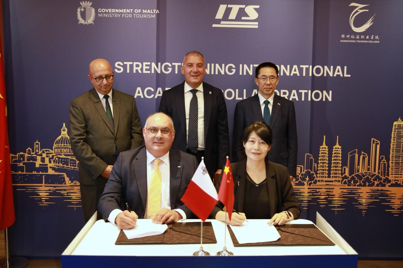 STQARRIJA MILL-MINISTERU GĦAT-TURIŻMU Iffirmat ftehim bejn l-ITS u ż-Zhengzhou Tourism College taċ-Ċina