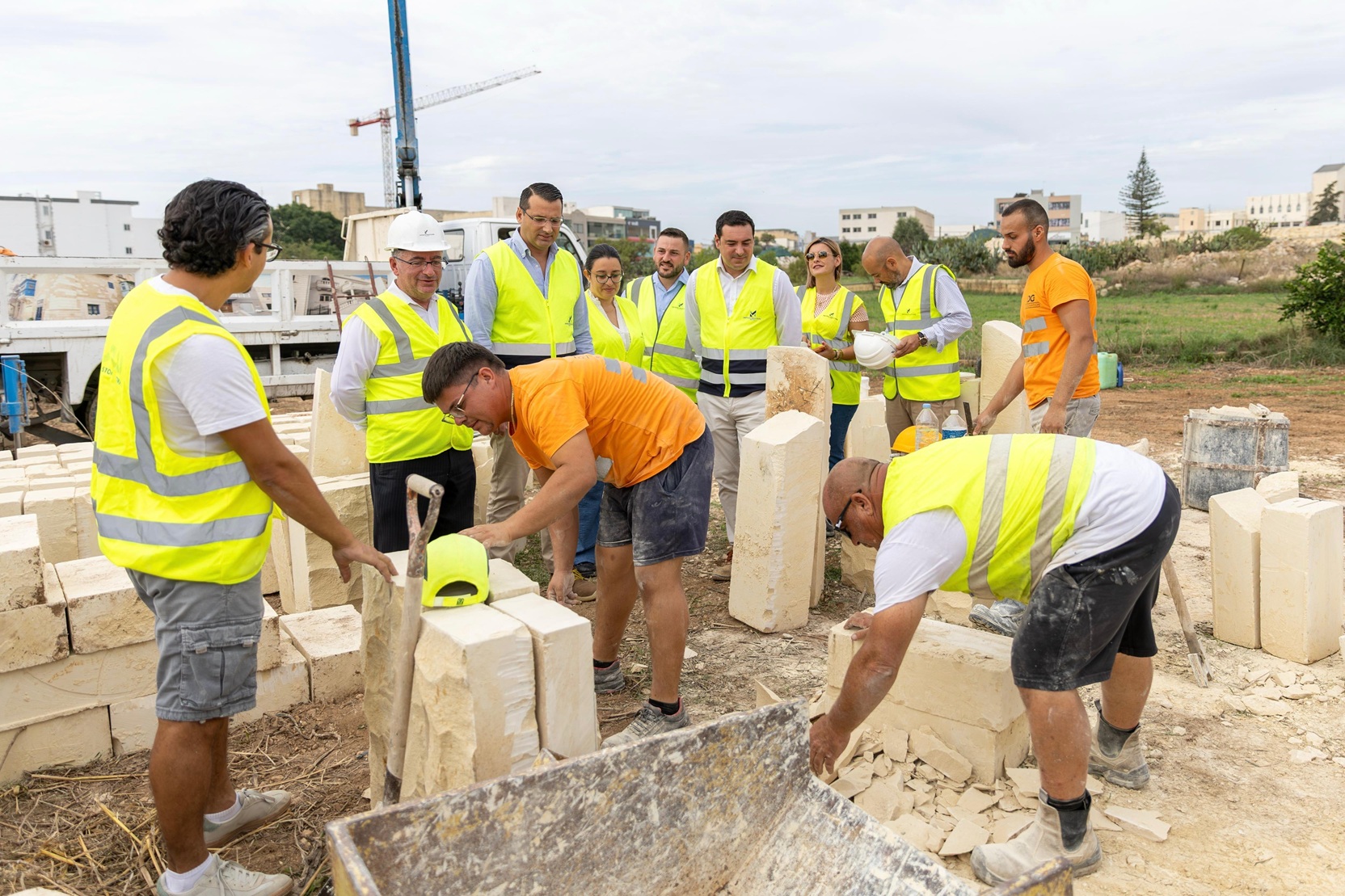 PRESS RELEASE BY THE MINISTRY FOR INFRASTRUCTURE, PLANNING AND EMPLOYMENT Maltese stone restoration works carried out without any impact on traffic in the area