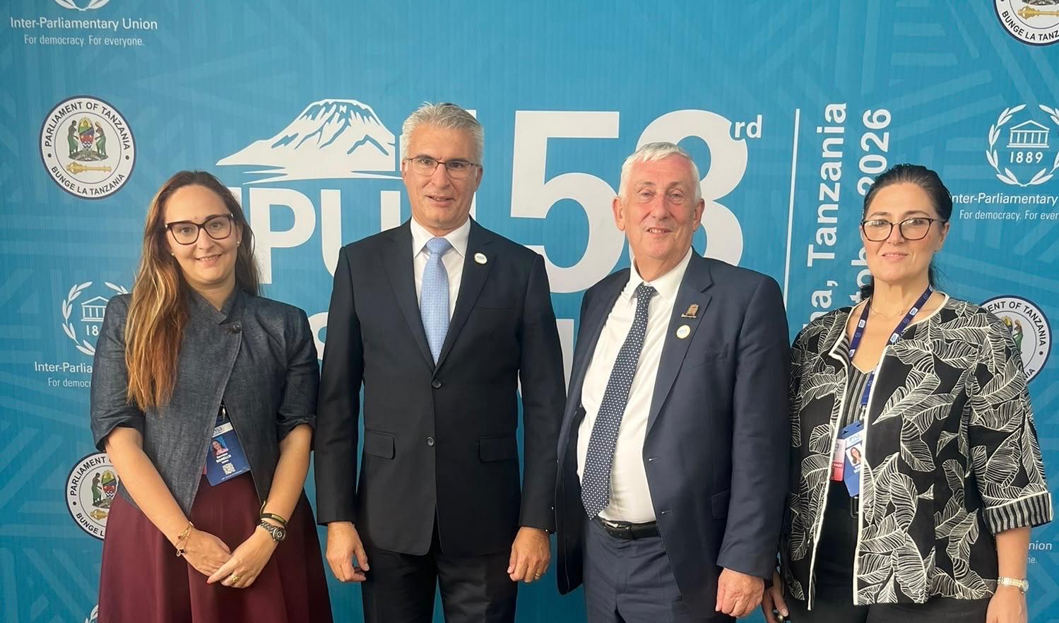 PRESS RELEASE BY THE OFFICE OF THE SPEAKER Maltese Parliamentary delegation highlights Parliamentary Responsibility in Addressing Global Challenges at the 153rd IPU Assembly in Tanzania