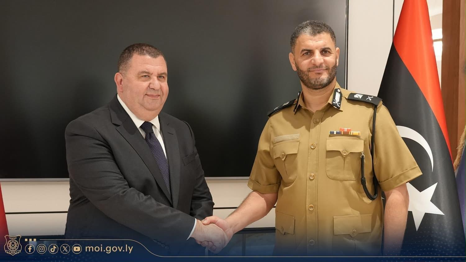 STQARRIJA MILL-MINISTERU GĦALL-INTERN U S-SIGURTÀ Il-Ministru Glenn Bedingfield jiltaqa’ mal-Ministru Libjan għall-Intern biex isaħħaħ il-koperazzjoni bejn iż-żewġ pajjiżi