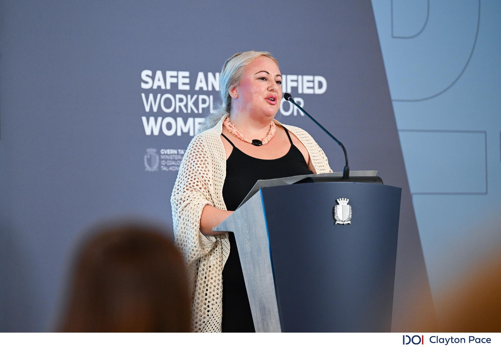 PRESS RELEASE BY THE MINISTRY FOR EUROPEAN FUNDS, SOCIAL DIALOGUE AND CONSUMER PROTECTION Continuing to build safer and more inclusive workplaces through social dialogue – DIER seminar during the month dedicated to Women, Peace and Security