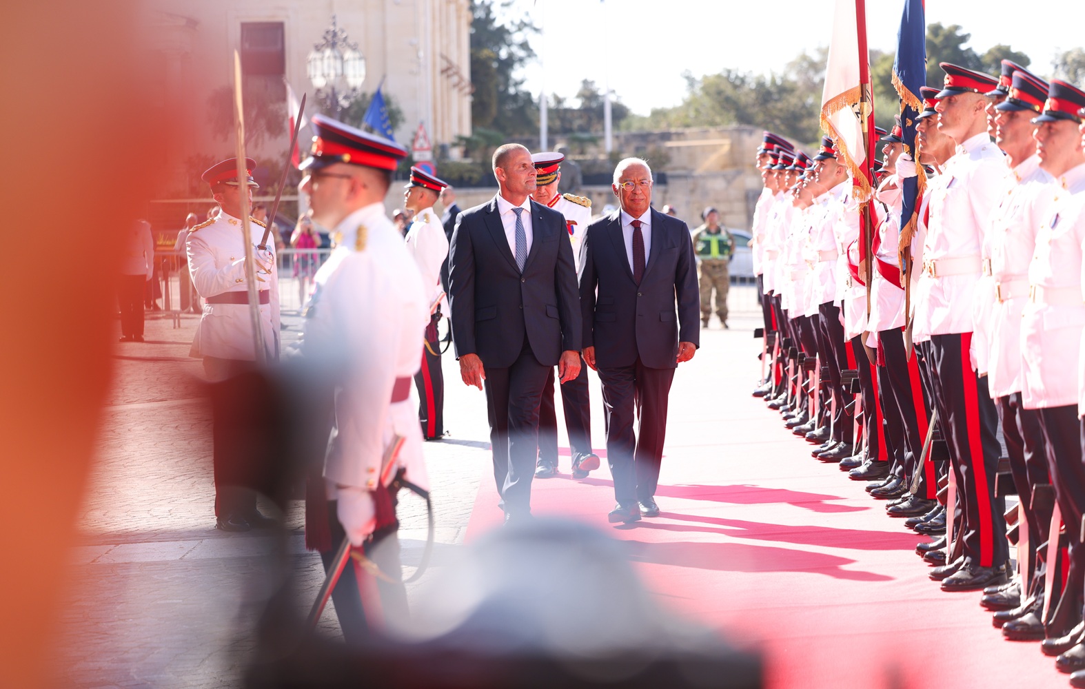 STQARRIJA MILL-UFFIĊĊJU TAL-PRIM MINISTRU Il-Prim Ministru Robert Abela jilqa’ lill-President tal-Kunsill Ewropew António Costa f’Malta